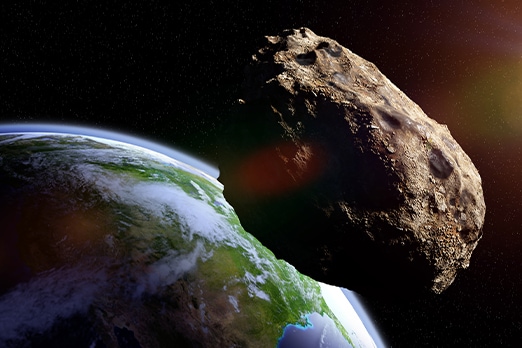 asteroide che si avvicina orbita terrestre