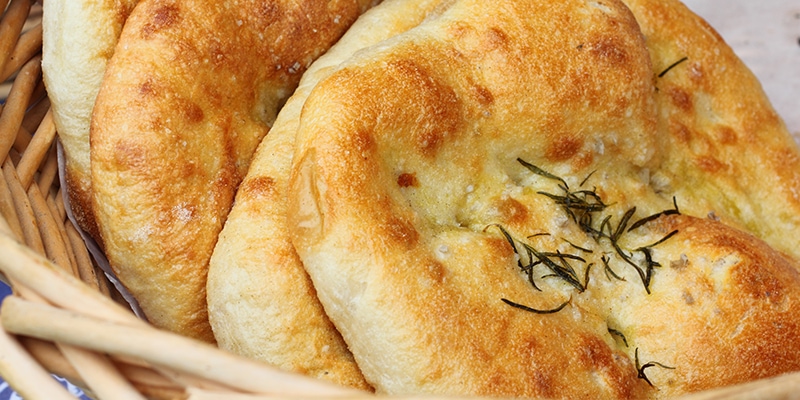 focaccine con rosmarino