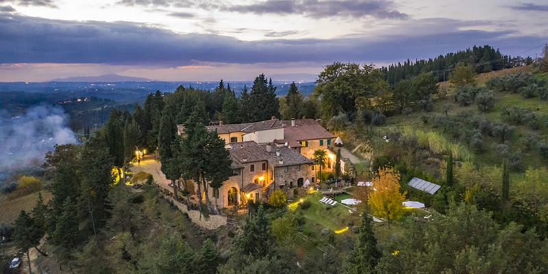 tenuta paluffo al tramonto