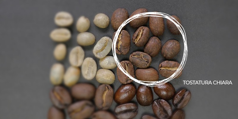 chicchi di caffè tostati