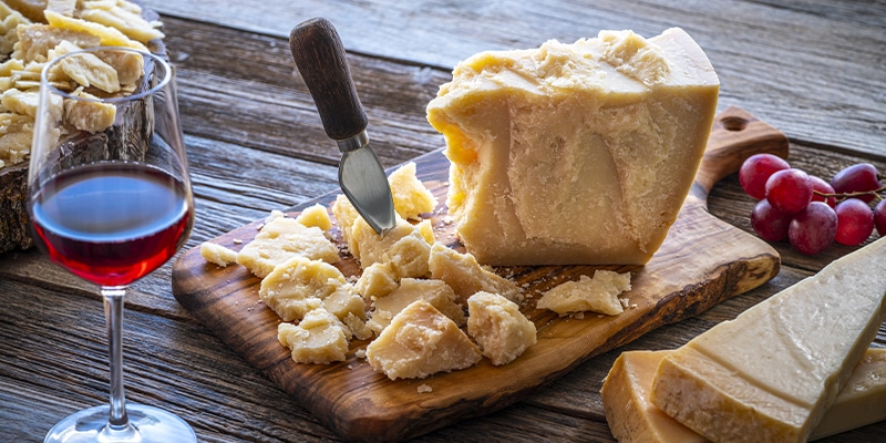 vino e parmigiano