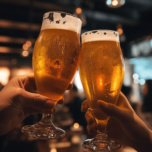 Beer cheering Vinhood Milano Taste Analyst